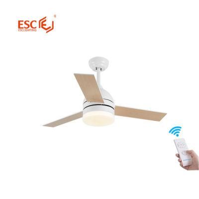 Wholesale AC Pure Copper Motor Remote Control White Ceiling Light LED with Fan