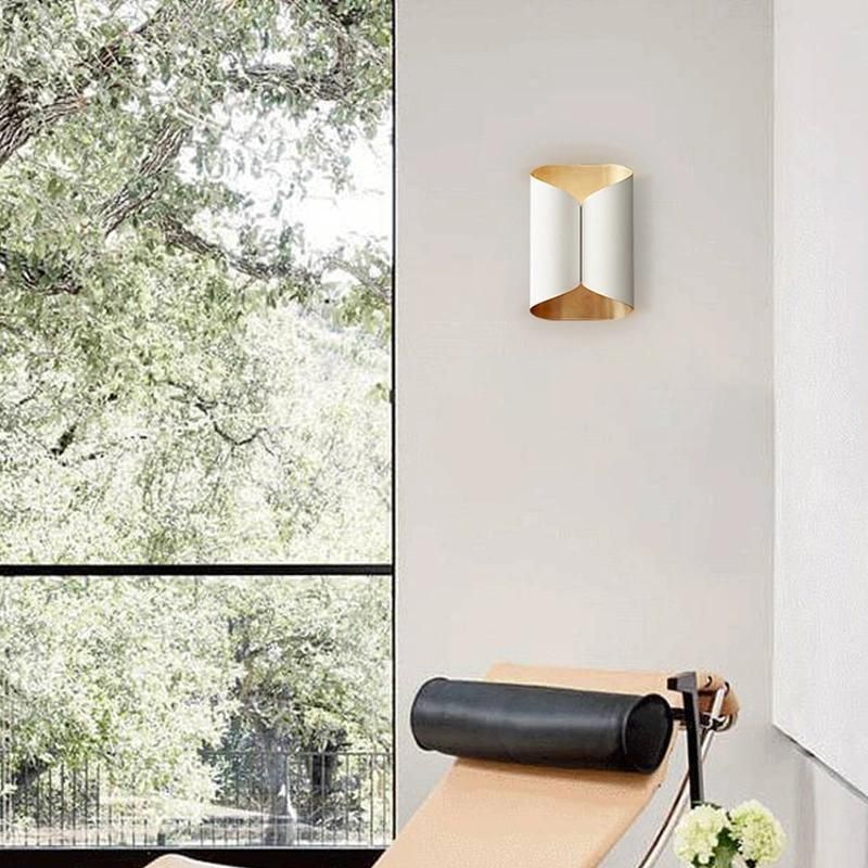Roll of Paper Design Creative Wall Lamp Bedroom Lamp Bedside Lamp