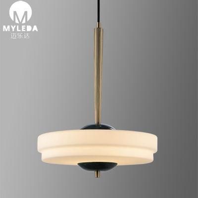 Modern Restaurant Chandeliers LED Pendant Light with Marble