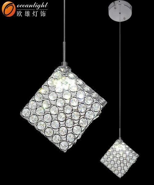 Modern Crystal Chandelier Hotel Hanging Lamp for Home Decoration (OM88191-1)