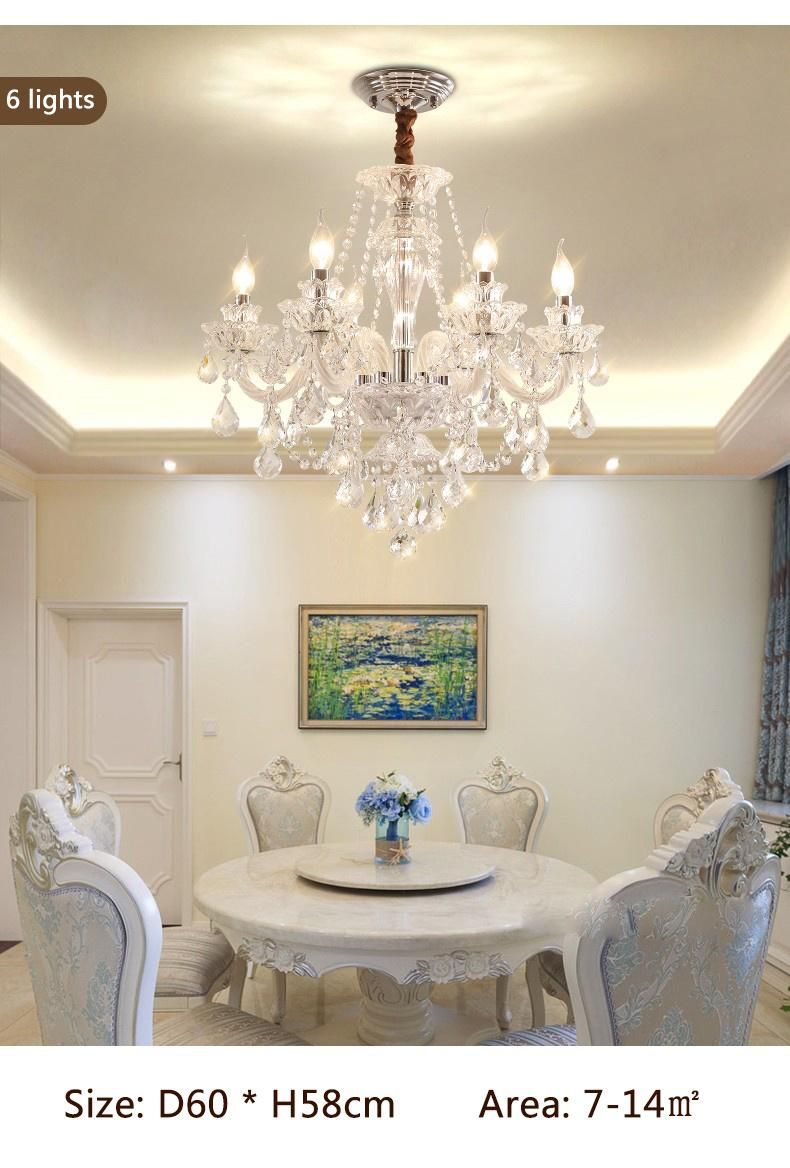 French Contemporary Light Luxury Crystal Chandelier LED Modern Chandeliers & Pendant Lights