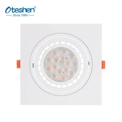 Commerical GU10 AR111 Square LED Down Light with PC Ts171