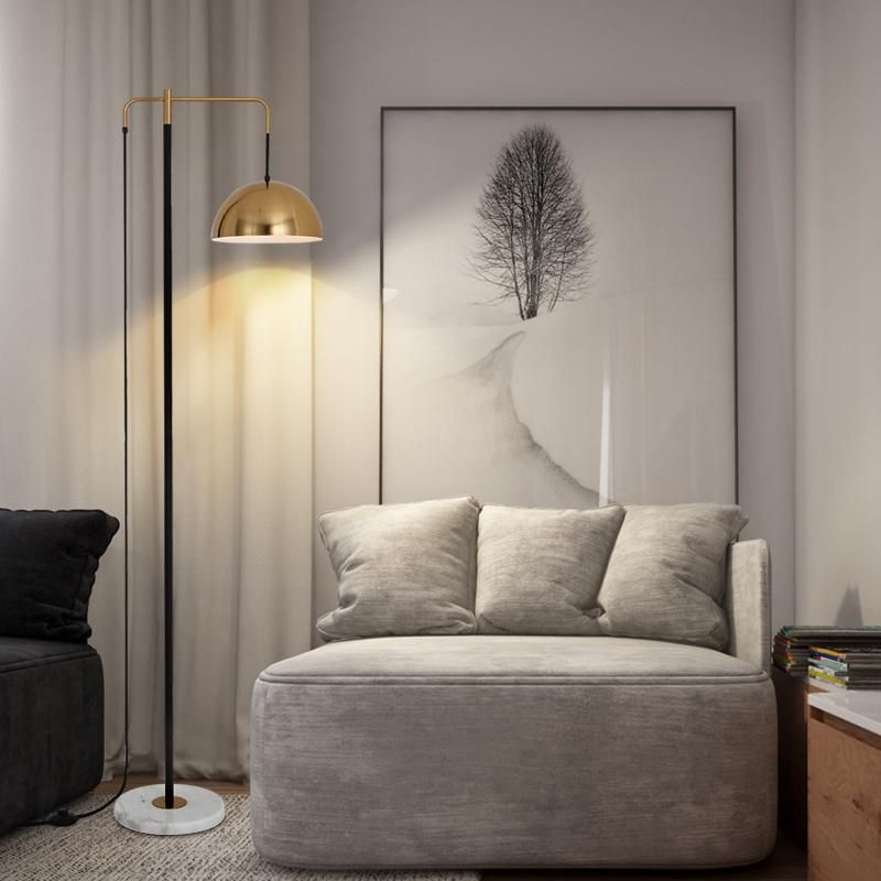Modern Metal Decoration Contemporary Gold LED Adjustable Design Floor Lamp for Living Room