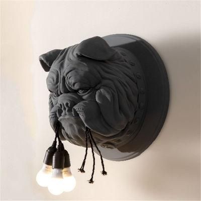 Animal Dog Wall Lamp Living Room Decoration Corridor Home Decor Lighting Designer Amsterdam Wall Lamp Bulldog (WH-VR-66)