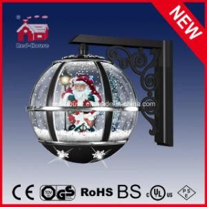 New Classic Christmas Snowing Wall Lamp with LED Lights