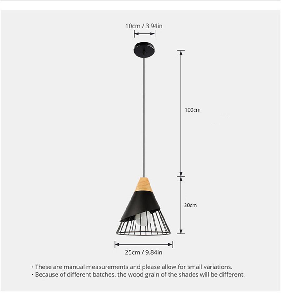 Retro Pendant Lamp E27 LED Bulb Metal Mesh Design Single for Home Cafe Hotel Loft Pendant Lights (WH-VP-97)