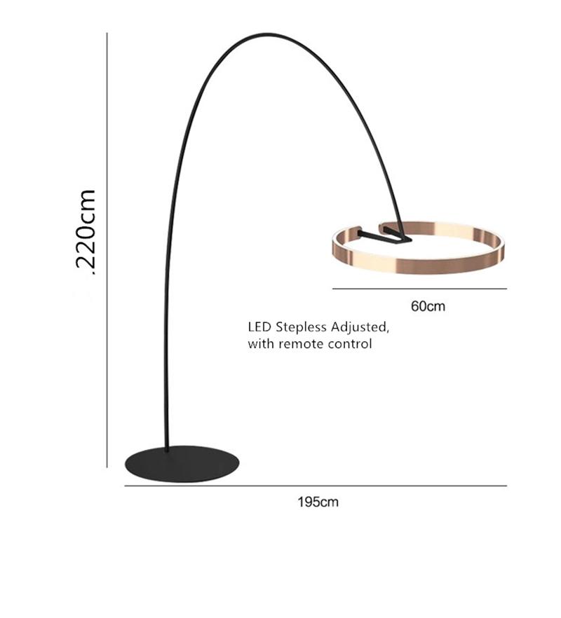 Big LED Floor Lamp Newest Popular LED Floor Light Stand Light for Big House Design Floor Lamp (WH-MFL-50)