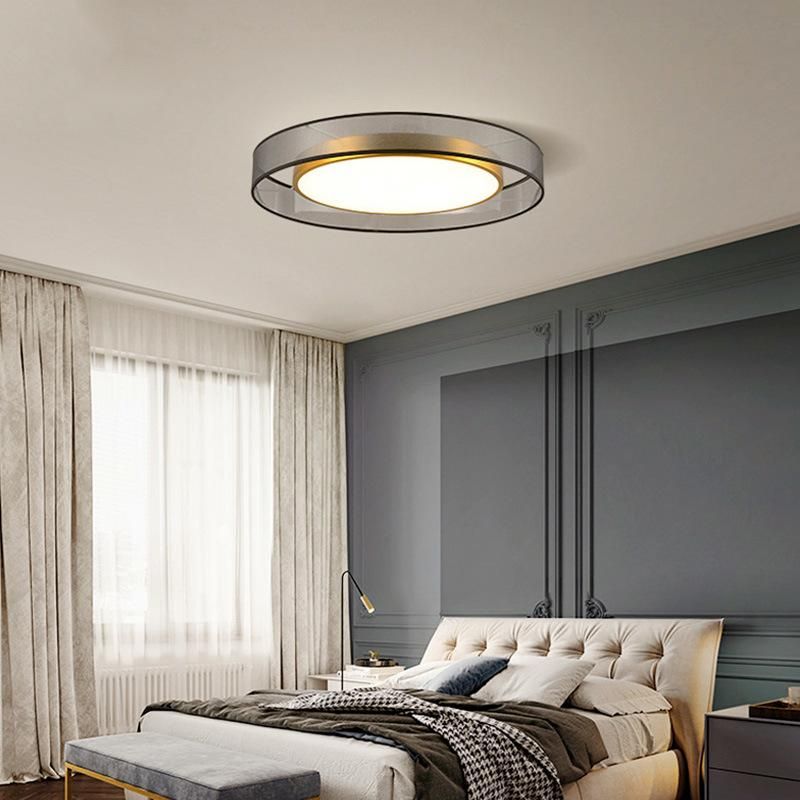 LED Ceiling Light All Copper Living Room Light Nordic Simple Room Round Gold Chandelier (WH-MA-188)