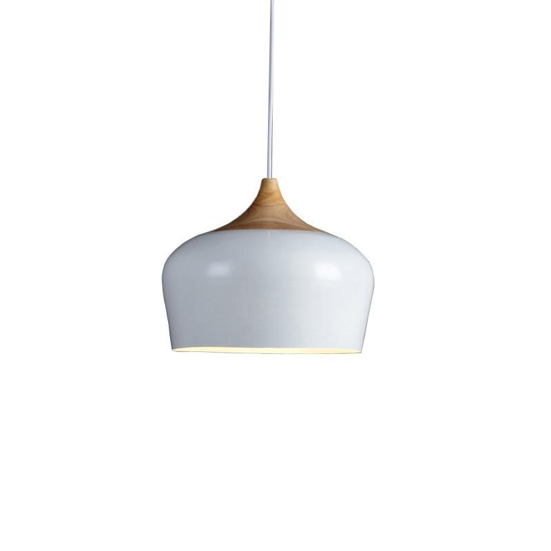 Round White Vintage Pendant Lamp Restaurant Bedroom Dining Room Lamp