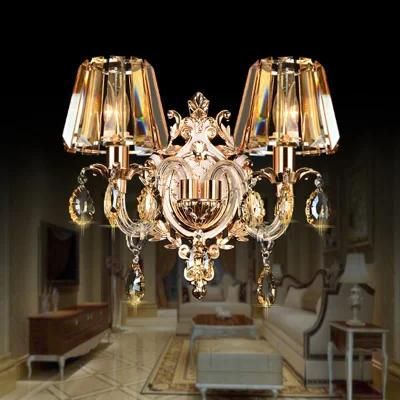 Italy New Design Chandelier Crystal Wall Light Candle Lamp, Chandelier Wall Mounted Lamp Decorative Wall Lamp