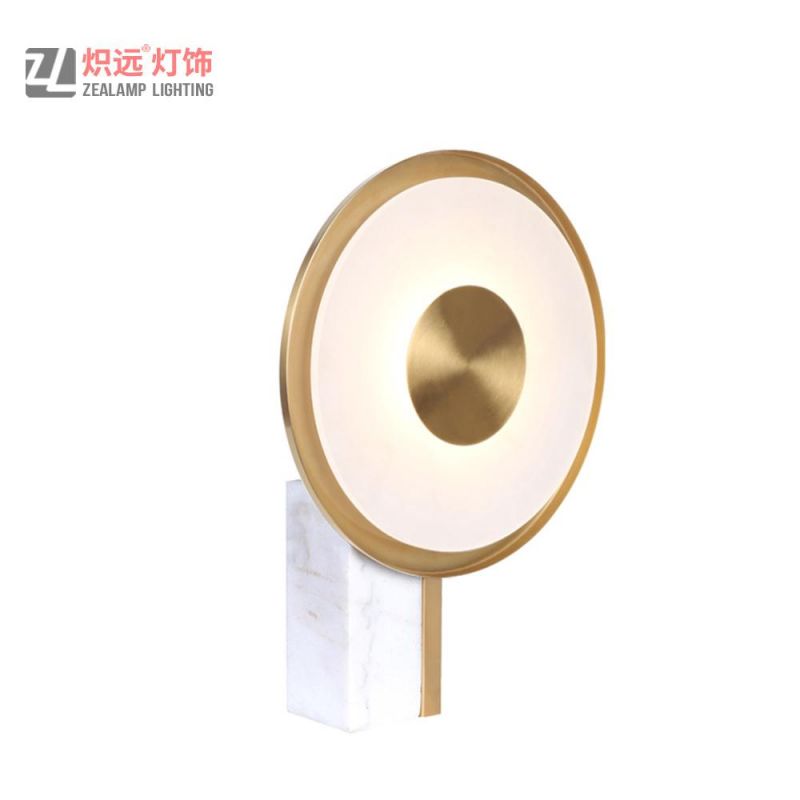 Post Modern Mable Table Lamp LED Decor Lighting for Reception