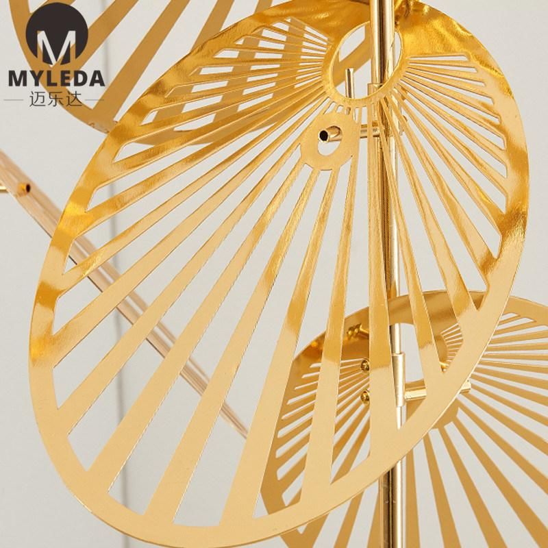 Hotel Hall Club House Villa Stair Large LED Chandelier Pendant Light