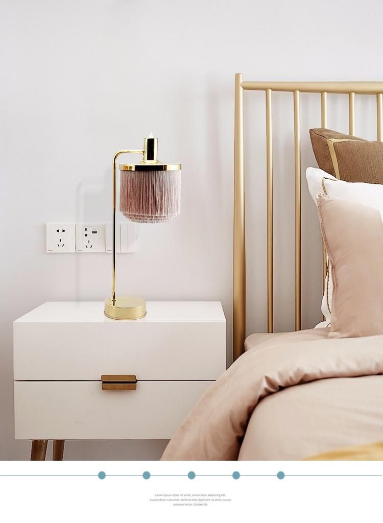 Creative Tassel Living Room Dining Room Table Lamp Art Bedside Bedroom Designer Model Room Art Table Lamp
