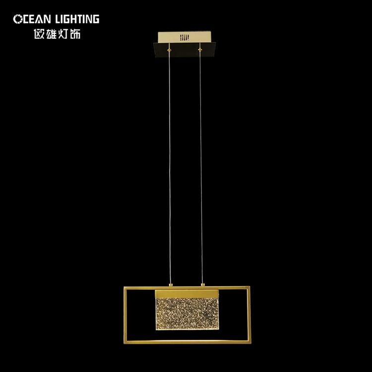 Square LED 3W Modern Crystal Lighting Chandelier Luxury