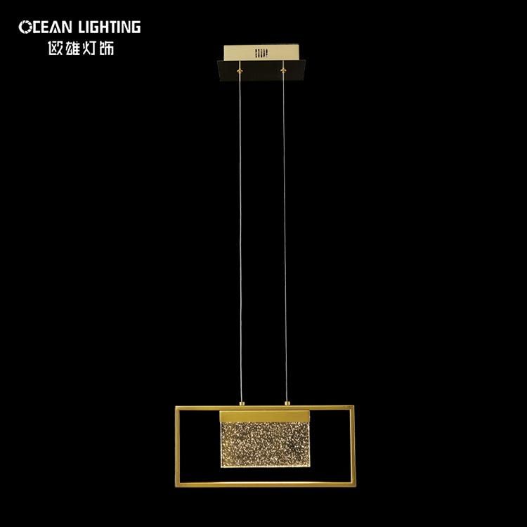 Square LED 3W Modern Crystal Lighting Chandelier Luxury