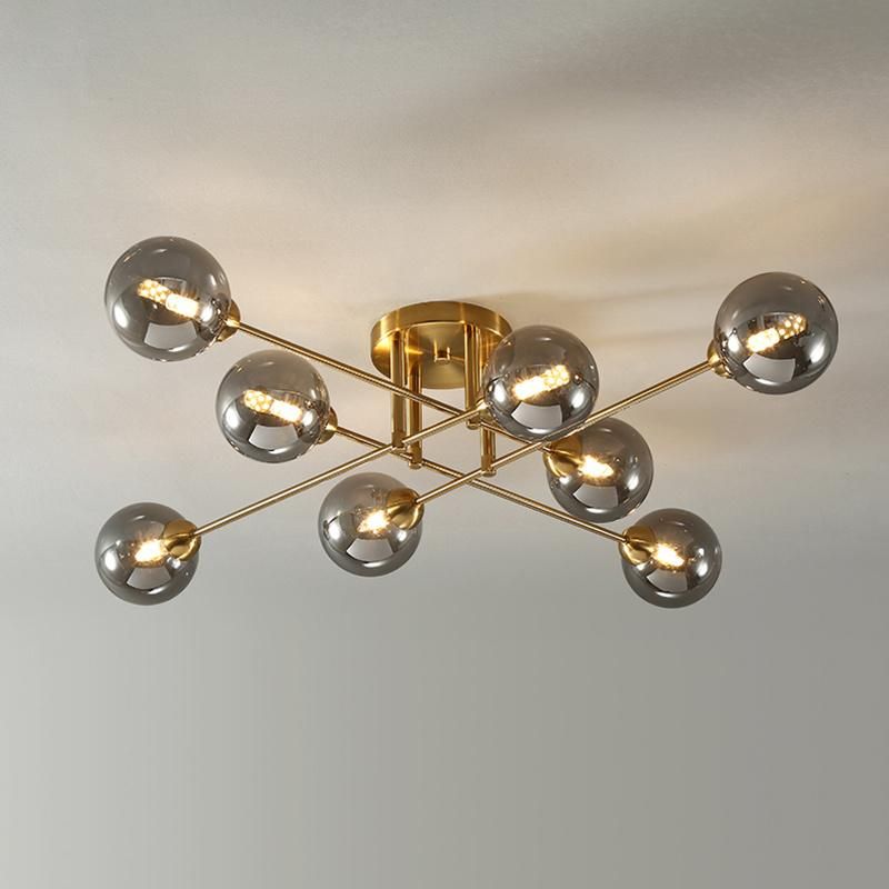 Luxury Living Room Ceiling Light Glass Simple Modern Dining Room Light Creative Bedroom Lamp