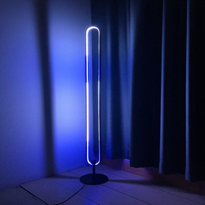 Modern Creative LED Floor Lamp RGB Colorful Marquee Standing Lights Minimal Lamp (WH-MFL-03)