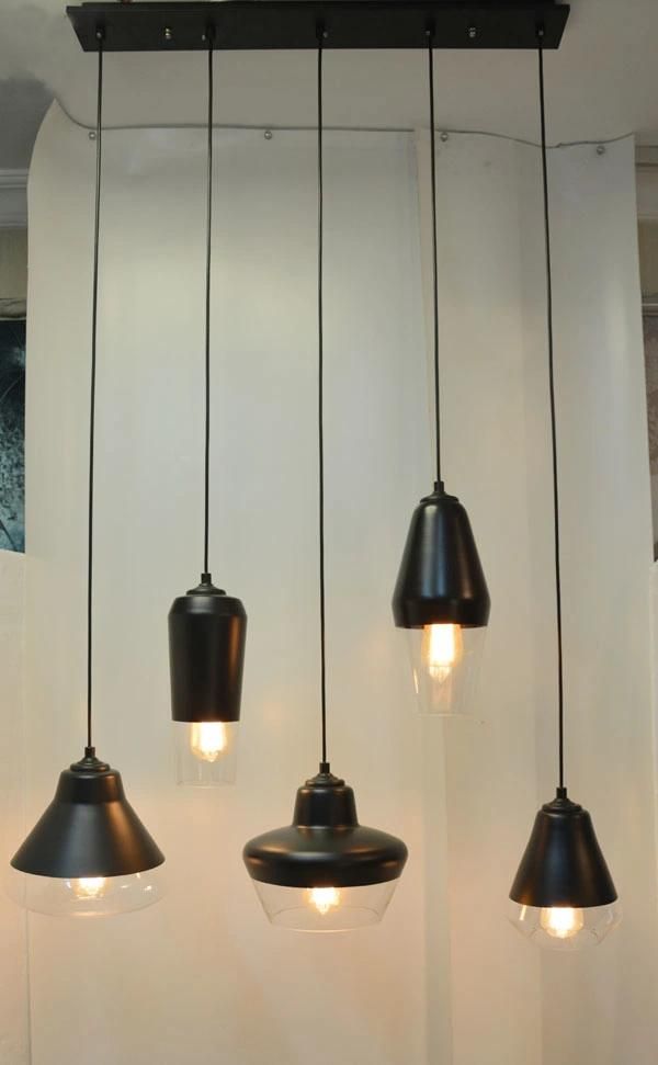 Adjustable DIY Glass Pendant Lamp for Hotel /Restaurant/ Dining Room