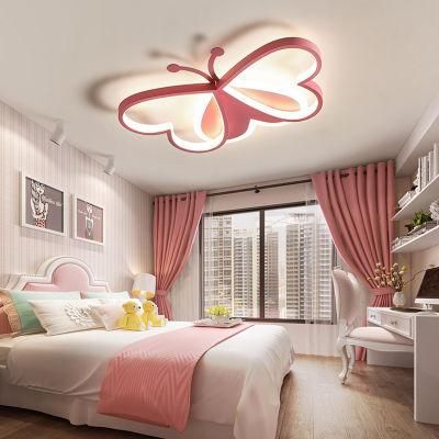 Butterfly Chandelier Kids Nordic Children&prime;s Room Bedroom Decor LED Lamp Lights (WH-MA-175)