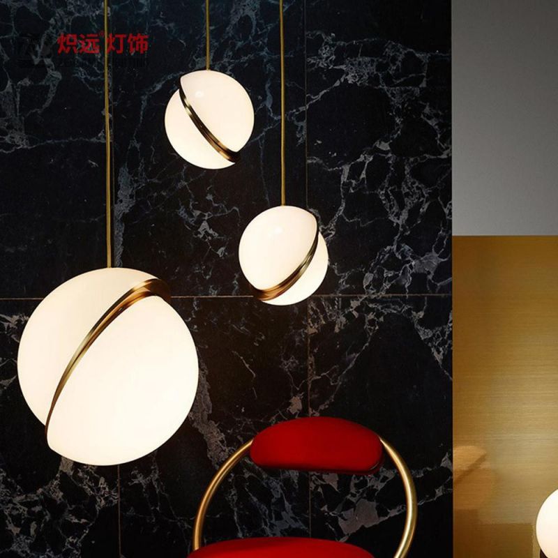 Residence Simple Hanging Light Interior Lighting Acrylic Mall Pendant Lamp