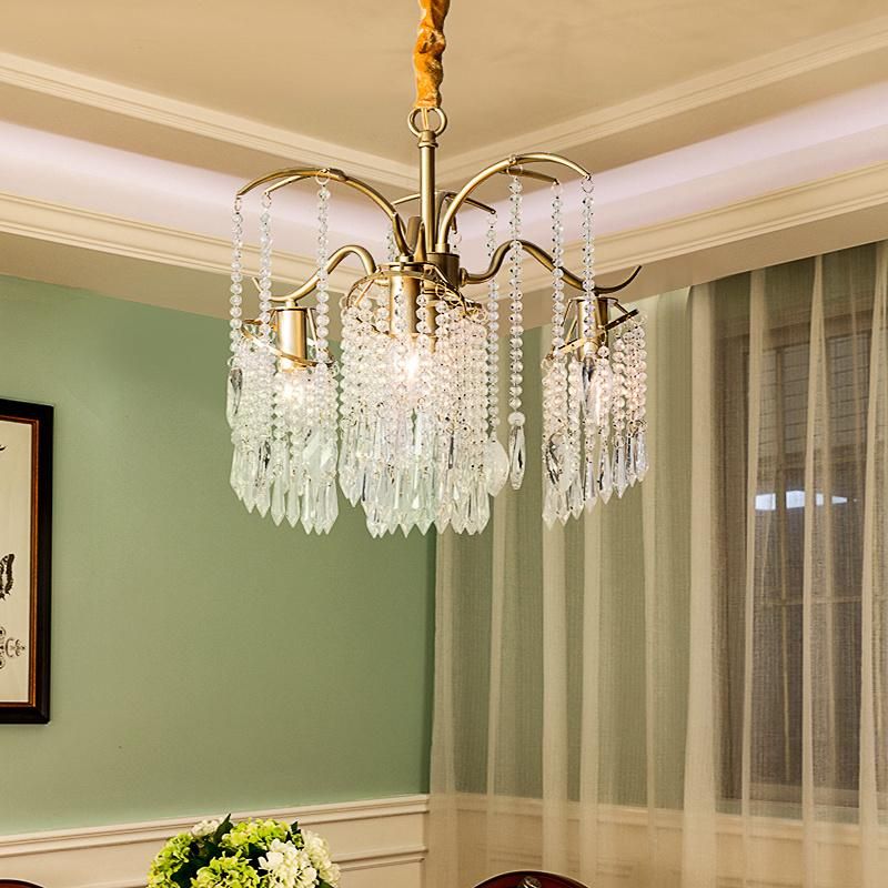 Living Room Chandelier Dining Lamp Creative Pendant Lamp Crystal Lamp