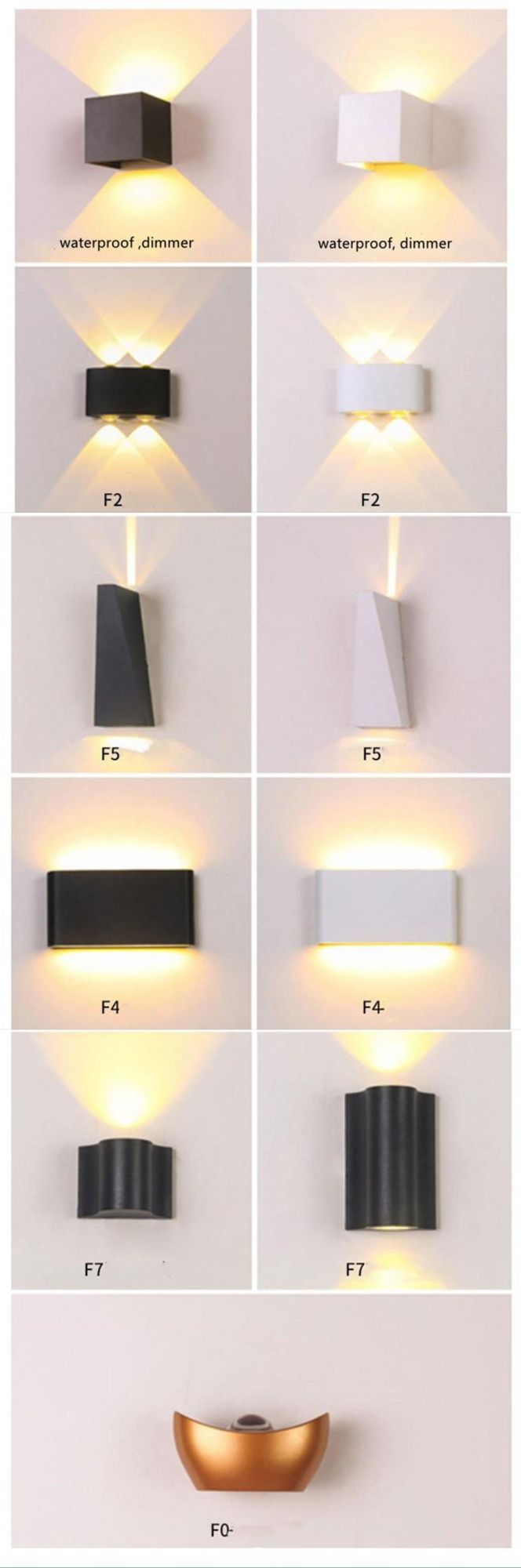 LED Wall Lamp Light for Bedroom Foyer Washroom Toilet Lighting