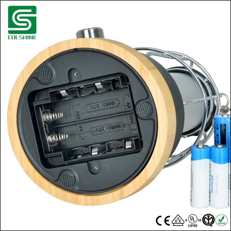 Old Style Dimmable Bamboo lantern with Hang Rope