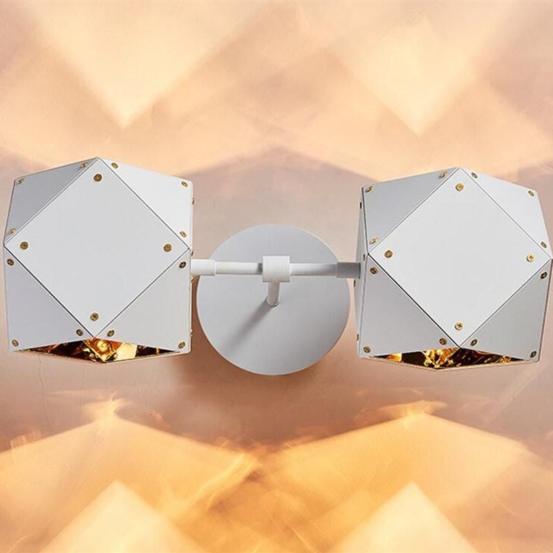 Modern Wall Lamp for Living Room Wall Sconces Bedroom Bedside Black White Double LED Wall Sconce (WH-OR-219)
