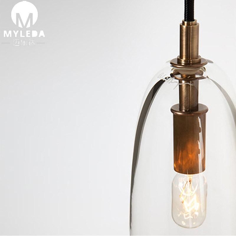 Modern Hotel Project Decoration LED Glass Shade Wall Lamp