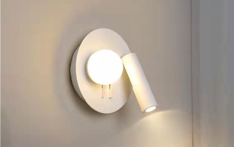 White Downlight Wall Light Design Modern Simple LED Wall Light for Studyroom, Livingroom