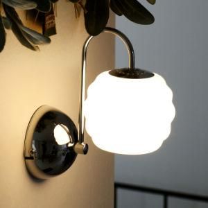 Modern Simple Bedroom/Living Room Glass LED Wall Light