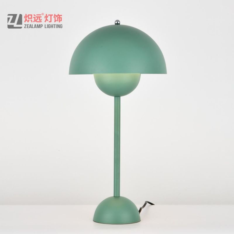 Multi-Color Optional Metal Decorative Semi-Circle Simple LED Table Lamp