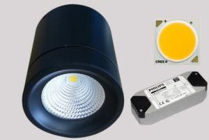 Adjustable Cylinder 15W Surface Mounted Ceiling Spot COB LED Downlight