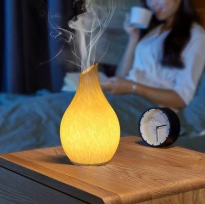 Aroma Art Glass LED Ultrasonic Electric Oil Diffuser Aromatherapy