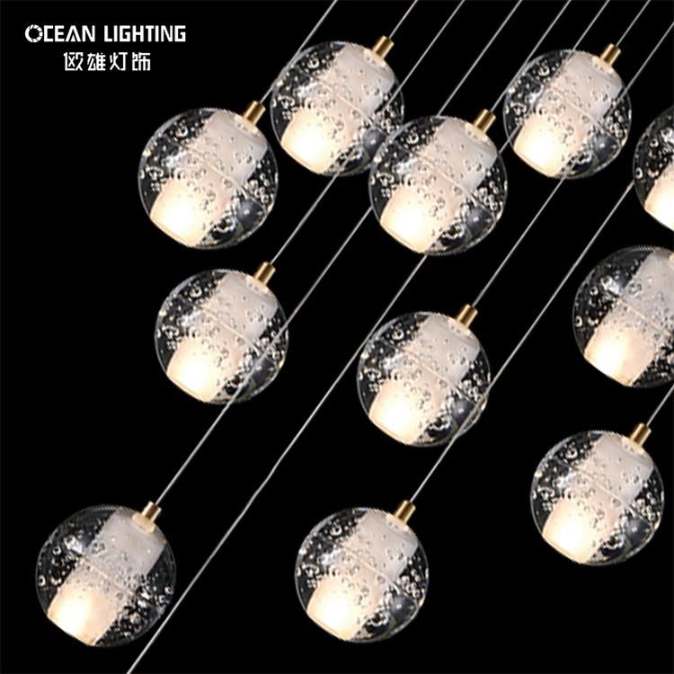 Modern LED Hanging Lighting Crystal Decoration Project Chandelier Om8201014-16heads