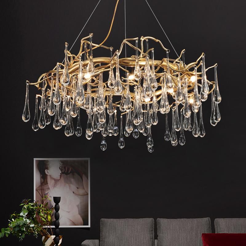 Living Room Pendant Lamp Hotel Creative Dining Room Crystal Chandelier