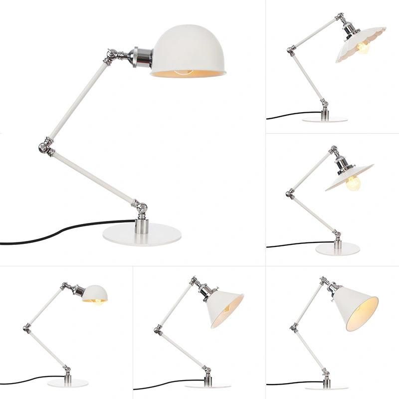 Lamp Shades Desk Lamp Home Decoration Vintage Table Lamp High Quality Metal Retro LED Modern Electric Iron 2-Year Table Lamp