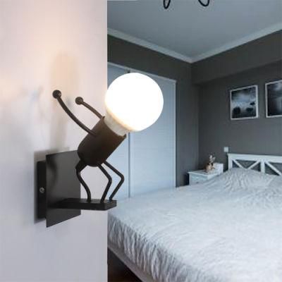 Cartoon Lamp Living Room Bed Room Creative Vintage Iron Simple Teeterboard Style Creative Children&prime;s Wall Lamp (WH-VR-57)