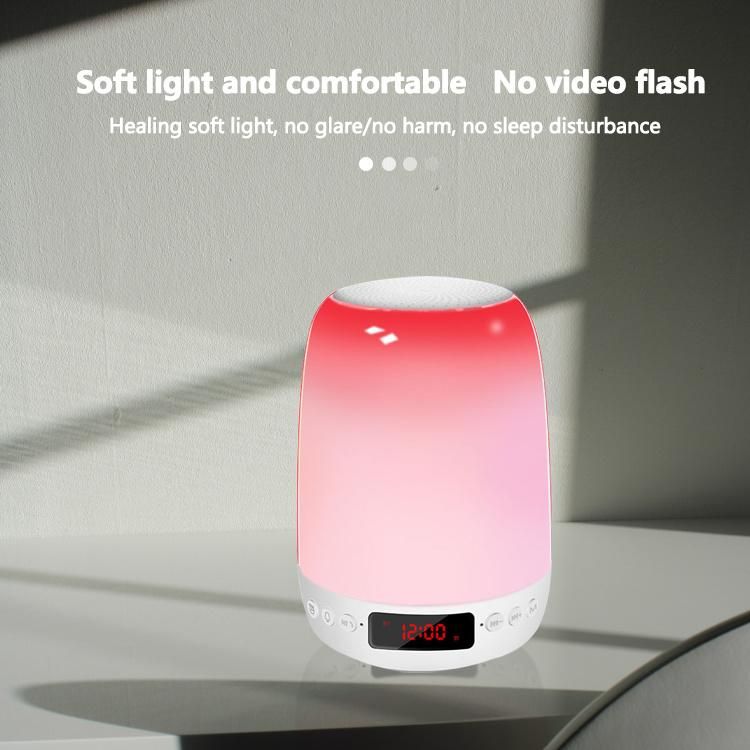 Touch Lamp Speaker Mosquito Repellent Colorful Night Light LED Display Smart Portable Wireless Bt Speaker