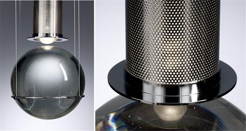 Modern Hanging Beautiful Globe Blown Glass Pendant Lights