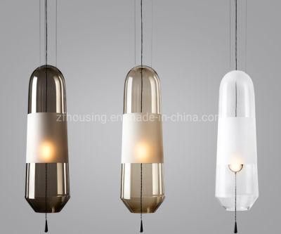 Postmodern Art Design Glass Ball Shape LED Hanging Lamp Pendant Lighting Zf-Cl-066