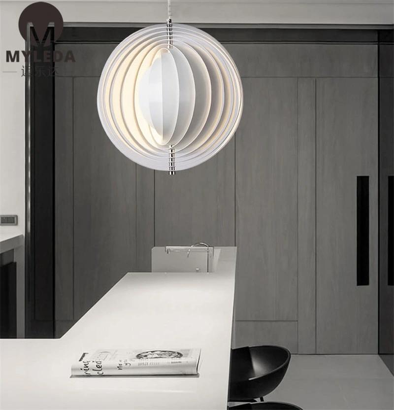 Modern Decoration Pendant Hanging Gold Iron Cage Hanging Lamp