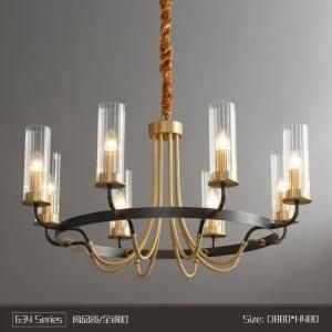 Chandeliers Pendant Lights Crystal Modern Copper Lighting