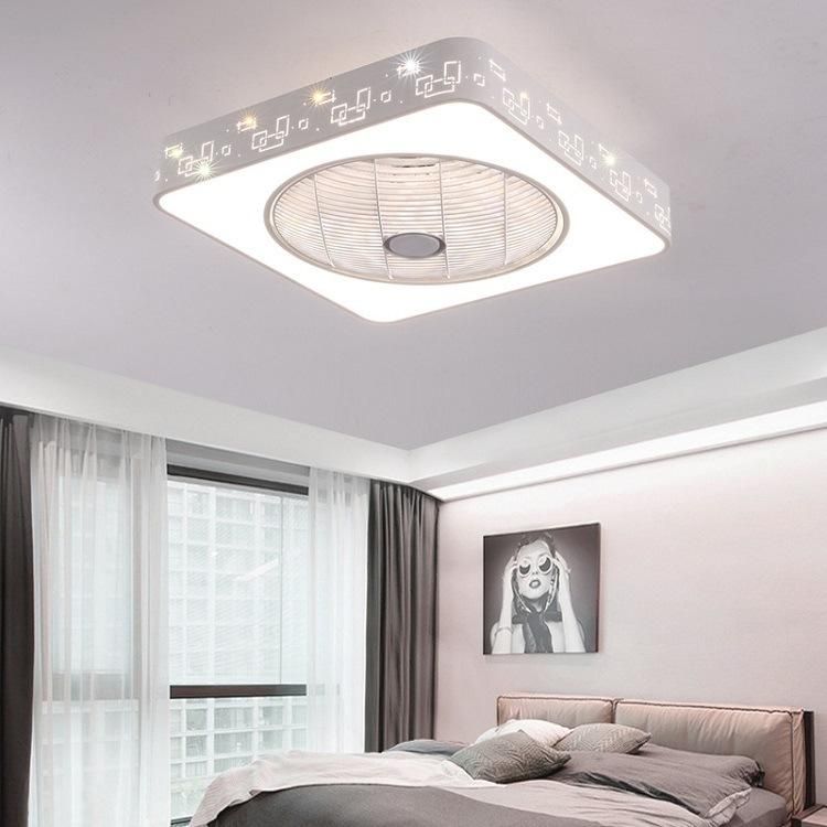 AC110V/220V Square 580mm Energy Saving Ceiling Fan LED Ceiling Lamp