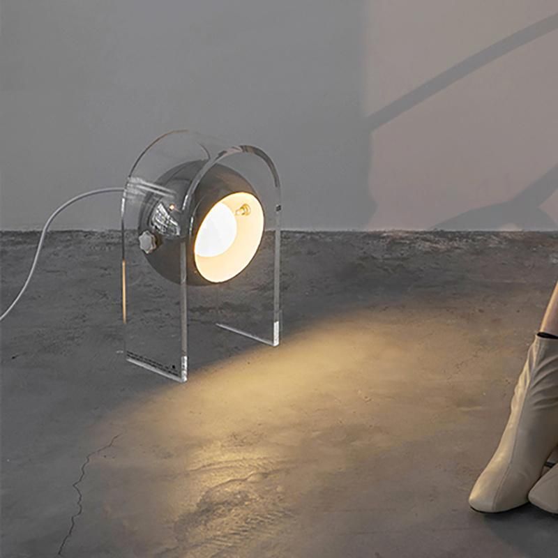 Modern Style Transparent Lampshade Table Lamp Living Room Lamp Hotel Lamp