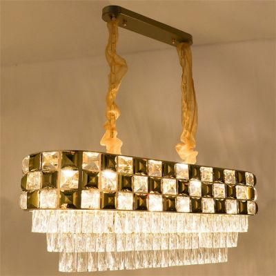 Decorative Project Lighting Crystal Copper Chandelier