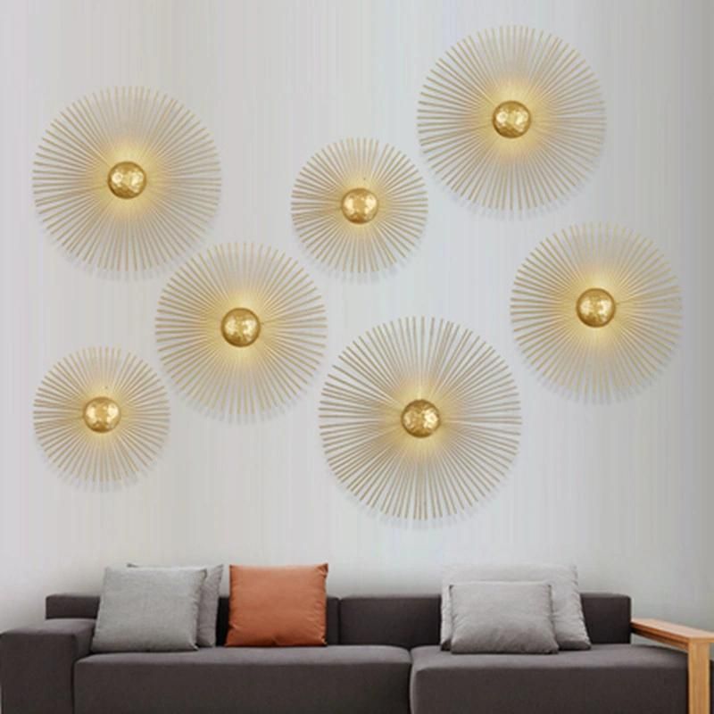 Luxury Wall Lamp Background Home Indoor Living Room Bedroom Gold Wall Lamp (WH-OR-138)