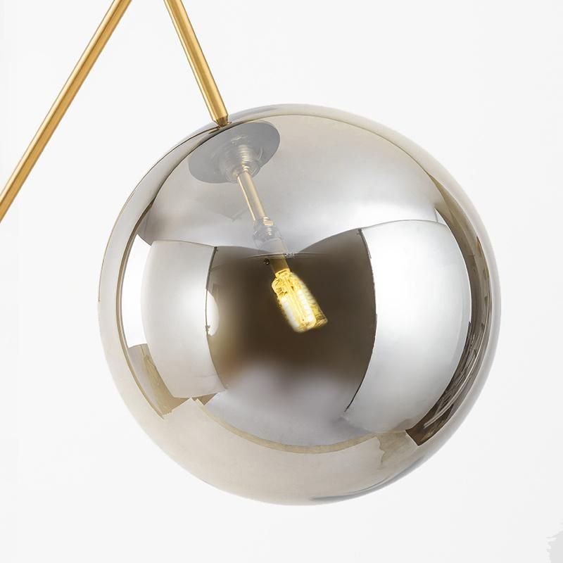 Adjustable Golden Ball Metal Floor Lamp