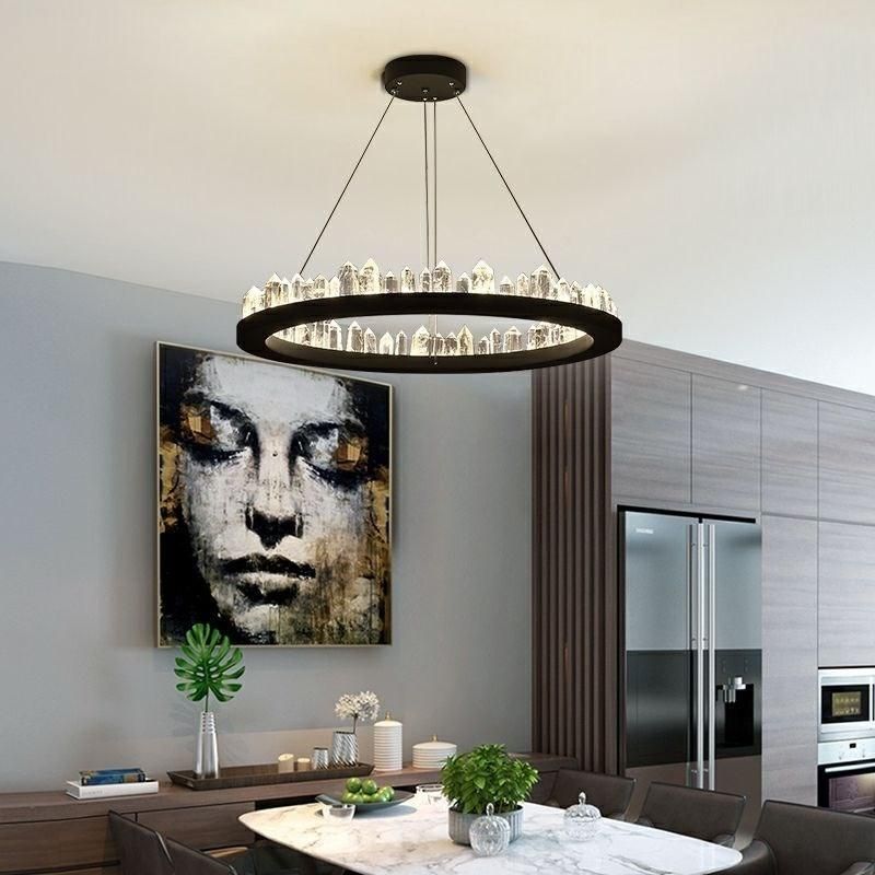 Modern Crystal Suspension Lights for Indoor Home Bedroom Kitch Dining Room Luminaire (WH-AP-87)