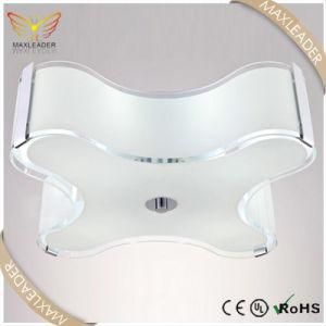 Ceiling Lighting of White Glass Modern Decoration Chandelier Parts (MX7241)